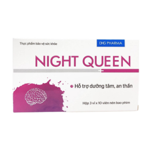 Thực phẩm bảo vệ sức khỏe Night Queen (3 vỉ x 10 viên)