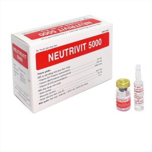 Thuốc Bột pha tiêm Neutrivit 5000 điều trị viêm thần kinh (4 cặp)