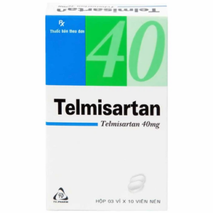 Thuốc Telmisartan 40mg Điều Trị Tăng Huyết Áp (Hộp 3 Vỉ X 10 Viên)