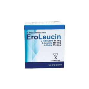 Thuốc EroLeucin cải thiện dinh dưỡng cho bệnh nhân xơ gan (Hộp 21 gói)