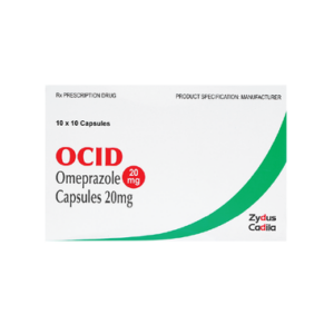 Thuốc Ocid 20mg trị loét tá tràng, loét dạ dày, viêm thực quản trào ngược (10 vỉ x 10 viên)