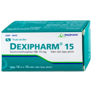 Thuốc Dexipharm 15mg điều trị ho khan, ho do kích ứng (10 vỉ x 10 viên)