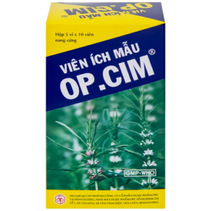 Viên Ích Mẫu OP.CIM OPC hỗ trợ điều trị rối loạn kinh nguyệt (5 vỉ x 10 viên)