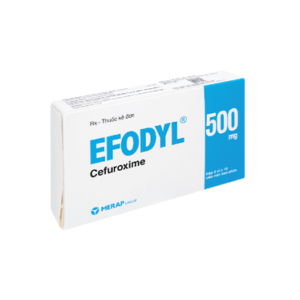 Thuốc Efodyl 500mg điều trị nhiễm khuẩn đường (2 vỉ x 10 viên)