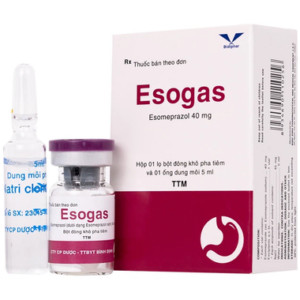 Thuốc Esogas 40mg Điều Trị Các Tình Trạng Viêm Loét Dạ Dày – Tá Tràng (Hộp 1 Lọ)