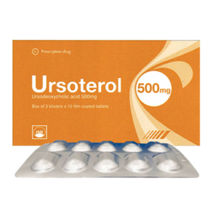 Thuốc Ursoterol 500mg điều trị sỏi mật, xơ gan