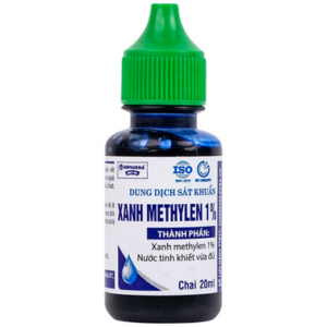 Dung dịch sát khuẩn Xanh Methylen 1% Phương Nam sát khuẩn, điều trị nhiễm virus ngoài da (20ml)