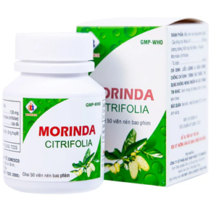 Thuốc Morinda Citrifolia Domesco điều trị đau nhức, sưng khớp, tăng huyết áp (50 viên)