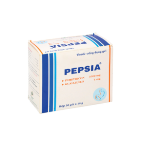 Gel uống Pepsia trị chứng đầy hơi, ợ nóng (30 gói x 10g)