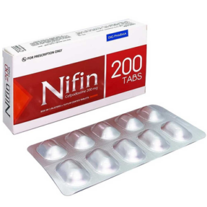 Thuốc Nifin 200 điều trị nhiễm khuẩn đường hô hấp (2 vỉ x 10 viên)