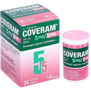 Thuốc Coveram 5mg/5mg điều trị tăng huyết áp (30 viên)