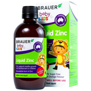 Thực phẩm bảo vệ sức khoẻ Brauer Baby & Kids Liquid Zinc (200ml)