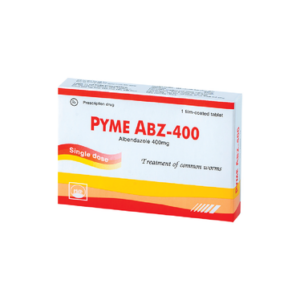 Thuốc PYME ABZ 400MG hỗ trợ điều trị nhiễm một hoặc nhiều loại ký sinh trùng đường ruột (Hộp 1 viên)