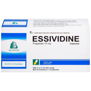 Thuốc Essividine Boston điều trị động kinh và giảm đau do thần kinh (4 vỉ x 14 viên)