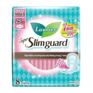 Băng vệ sinh Laurier Super Slimguard 25cm không hương (8 miếng)