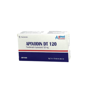 Thuốc Apixodin DT 120 điều trị viêm mũi dị ứng (3 vỉ x 10 viên)