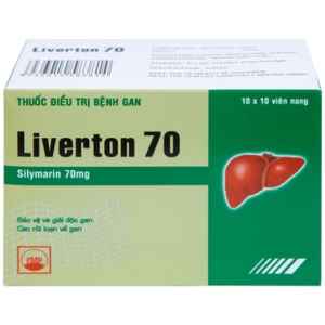 Viên nang cứng Liverton 70 Pymepharco điều trị bệnh gan, giải độc gan, rối loạn về gan (10 vỉ x 10 viên)