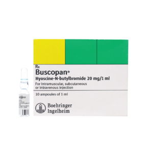 Thuốc tiêm Buscopan điều trị co thắt dạ dày, ruột (2 vỉ x 5 ống)