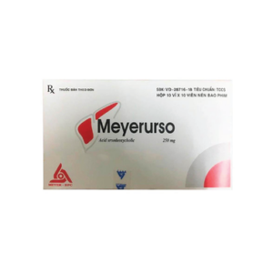 Thuốc Meyerurso 250mg điều trị sỏi mật, viêm túi mật (10 vỉ x 10 viên)