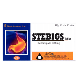 Thuốc Stebigs Tablet 100mg điều trị viêm dạ dày (10 viên x 10 vĩ)