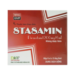 Thuốc Stasamin 1200mg/6ml Hataphar điều trị chứng chóng mặt (30 ống x 6ml)