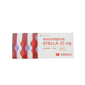 Thuốc Amlodipine Stada 10mg Tab Điều Trị Tăng Huyết Áp, Đau Thắt Ngực (Hộp 10 Vỉ X 14 Viên)