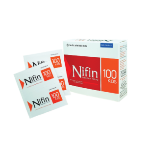 Thuốc Nifin 100 Kids DHG điều trị viêm phổi cấp tính, nhiễm khuẩn nhẹ (24 Gói x 1.5g)