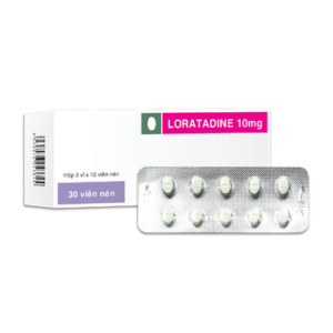 Thuốc Loratadine 10mg TV.Pharm điều trị viêm mũi dị ứng (3 vỉ x 10 viên)