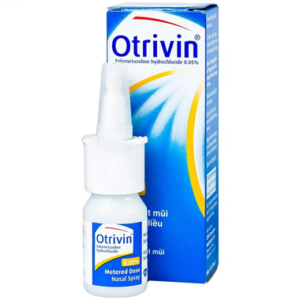 Thuốc xịt mũi Otrivin 0.05% spray giảm triệu chứng nghẹt mũi, viêm mũi dị ứng (10ml)