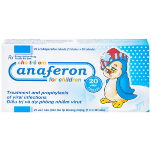 Thuốc Anaferon For Children Materia điều trị và dự phòng nhiễm virus (1 vỉ x 20 viên)