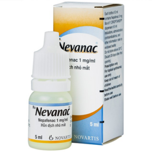 Hỗn dịch nhỏ mắt Nevanac Alcon điều trị viêm, đau mắt (5ml)