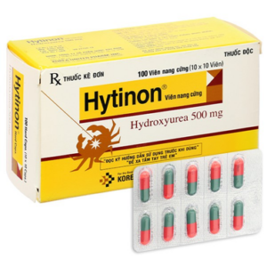 Thuốc Hytinon 500mg điều trị bệnh bạch cầu mạn tính dòng tủy (10 vỉ x 10 viên)