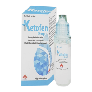 Thuốc nhỏ mắt Ketofen-Drop điều trị viêm kết mạc cấp hoặc mạn tính (5ml)