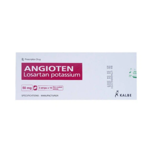 Thuốc Angioten 50mg Điều Trị Tăng Huyết Áp (Hộp 3 Vỉ X 10 Viên)