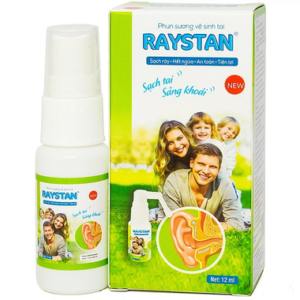 Phun sương vệ sinh tai Raystan Đại Bắc sạch ráy, hết ngứa chai 12ml