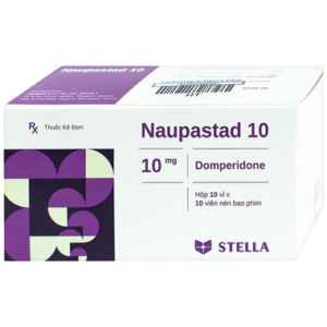 Thuốc Naupastad 10 Stella điều trị triệu chứng nôn và buồn nôn (10 vỉ x 10 viên)