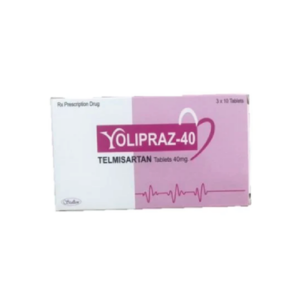 Thuốc Yolipraz 40mg điều trị cao huyết áp (3 vỉ x 10 viên)