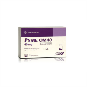 Bột pha tiêm Omestad Inj 40mg Pymepharco điều trị loét dạ dày, tá tràng (1 lọ bột x 1 ống 10 ml)