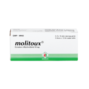 Thuốc Molitoux 50mg Domesco loãng đờm, long đờm (2 vỉ x 15 viên)