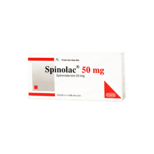 Thuốc Spinolac 50mg Hasan điều trị phù, tăng huyết áp (2 vỉ x 10 viên)