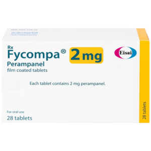 Thuốc Fycompa 2mg Eisai điều trị bổ trợ cơn động kinh (4 vỉ x 7 viên)