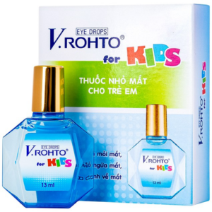 Thuốc nhỏ mắt V.Rohto For Kids giảm mỏi mắt, đỏ mát, ngứa mắt (13ml)