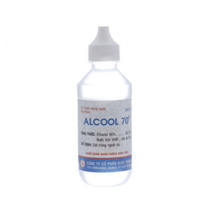 Cồn Alcool 70 độ OPC hỗ trợ sát trùng ngoài da, tiệt trùng dụng cụ (60ml)