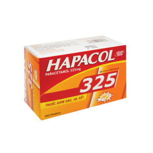 Thuốc Hapacol 325 giảm đau, hạ sốt (10 vỉ x 10 viên)