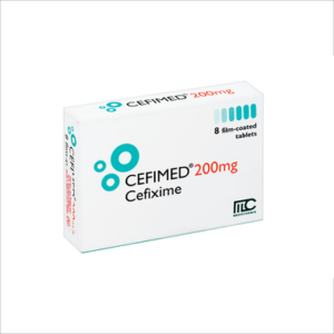 Thuốc Cefimed 200mg Điều Trị Viêm Phế Quản, Giãn Phế Quản Nhiễm Khuẩn (Hộp 2 Vỉ X 4 Viên)