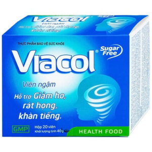 Thực phẩm bảo vệ sức khỏe viên ngậm Viacol® (20 viên)