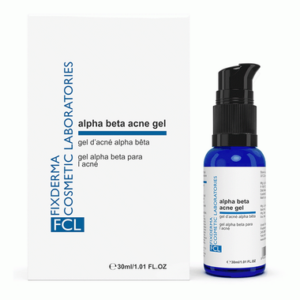 Gel Fixderma FCL Alpha-Beta Acne Gel hỗ trợ dưỡng da, ngăn ngừa mụn trứng cá, đầu đen (Chai 30ml)