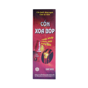 Cồn Xoa Bóp OPC Hỗ Trợ Giảm Nhức Mỏi, Thấp Khớp, Bong Gân (Chai 50ml)