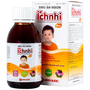 Thực phẩm bảo vệ sức khỏe siro ăn ngon Ích Nhi Plus (100ml)