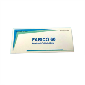 Thuốc Farico 60mg  Điều Trị Thoái Hoá Khớp, Viêm Khớp Dạng Thấp (Hộp 3 Vỉ X 10 Viên)